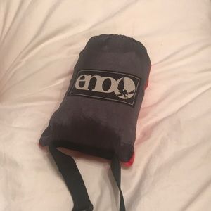 Eno double nest hammock and slap straps.